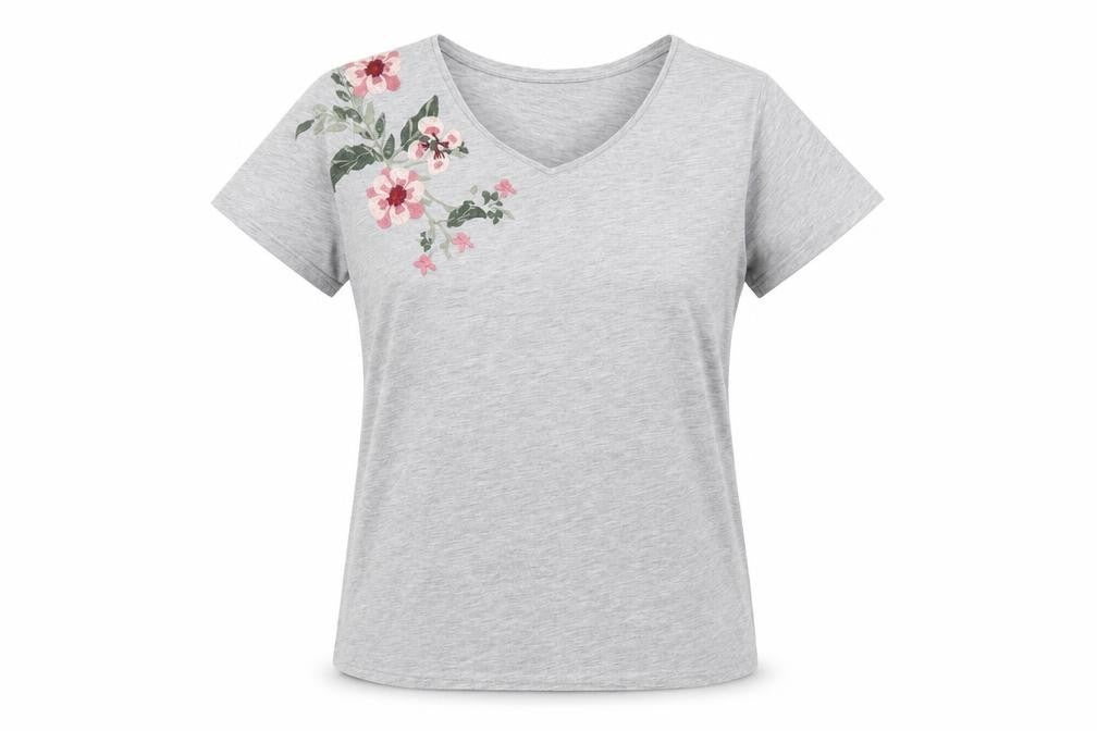 Womens UK Size S Soaked in Luxury Grey Basic T-Shirt