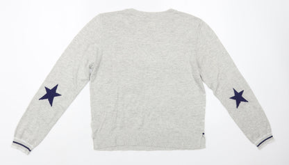 Womens UK Size L Oasis Grey Pullover Jumper