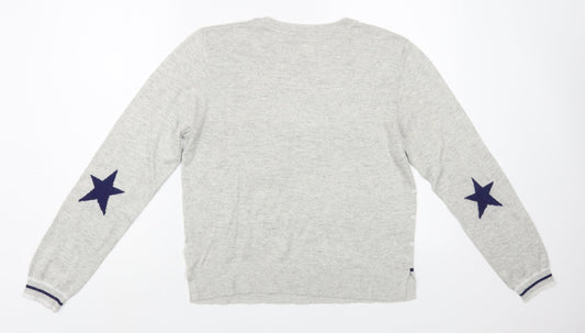 Womens UK Size L Oasis Grey Pullover Jumper