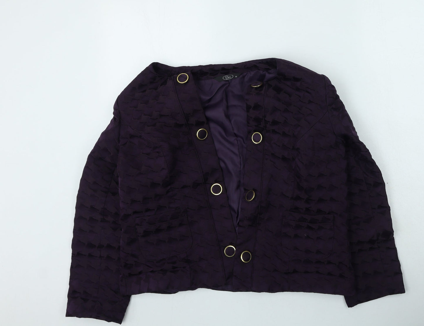 Womens UK Size 16 Bonmarché Purple Jacket