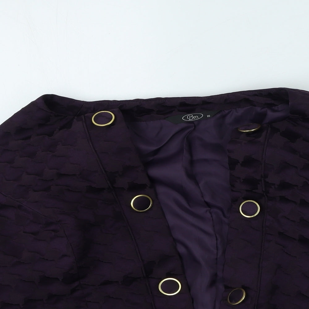 Womens UK Size 16 Bonmarché Purple Jacket