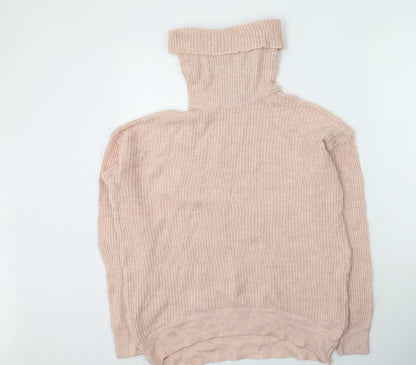 Womens UK Size M New Look Pink Pullover Jumper