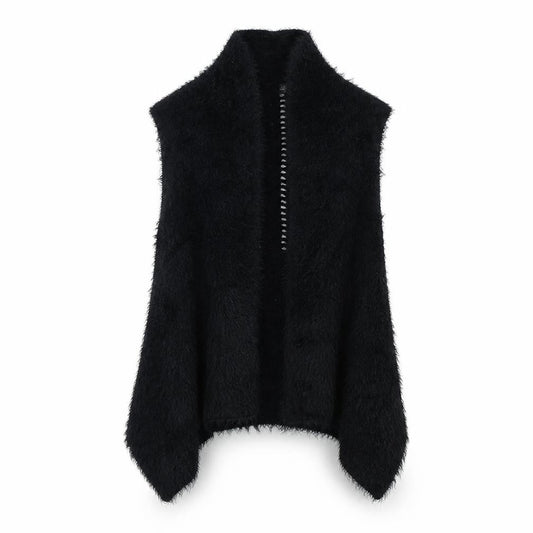 Womens UK Size M Apricot Black Cardigan Jumper