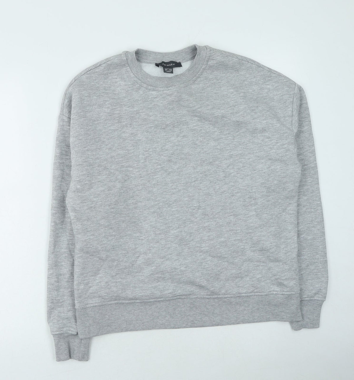 Primark  Womens Grey  Polyester Pullover Sweatshirt Size S