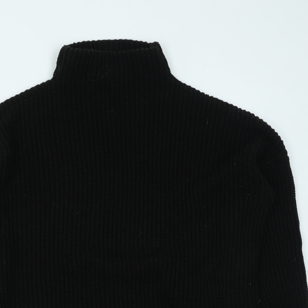 Womens UK Size 10 PRETTYLITTLETHING Black Pullover Jumper