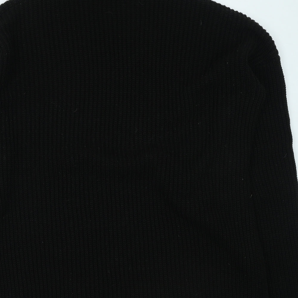 Womens UK Size 10 PRETTYLITTLETHING Black Pullover Jumper