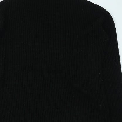Womens UK Size 10 PRETTYLITTLETHING Black Pullover Jumper