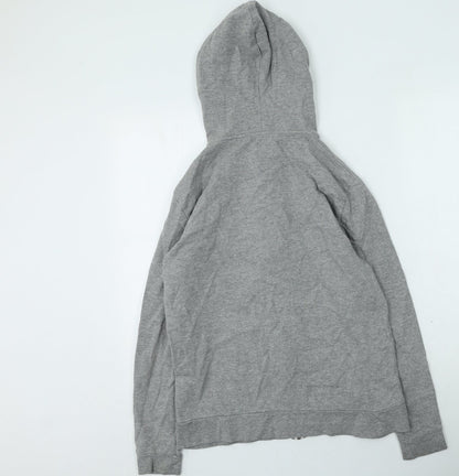 ASOS Womens Grey Round Neck  Cotton Full Zip Jumper Size S