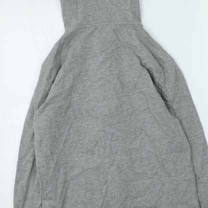 ASOS Womens Grey Round Neck  Cotton Full Zip Jumper Size S