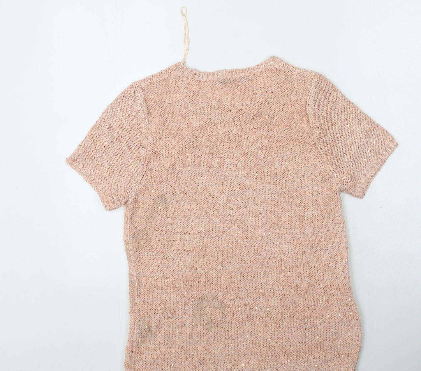 Womens UK Size 14 Marks and Spencer Pink Pullover Jumper