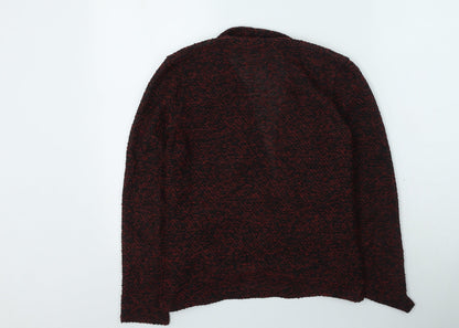 Womens UK Size 10 Marks and Spencer Red Cardigan Jumper