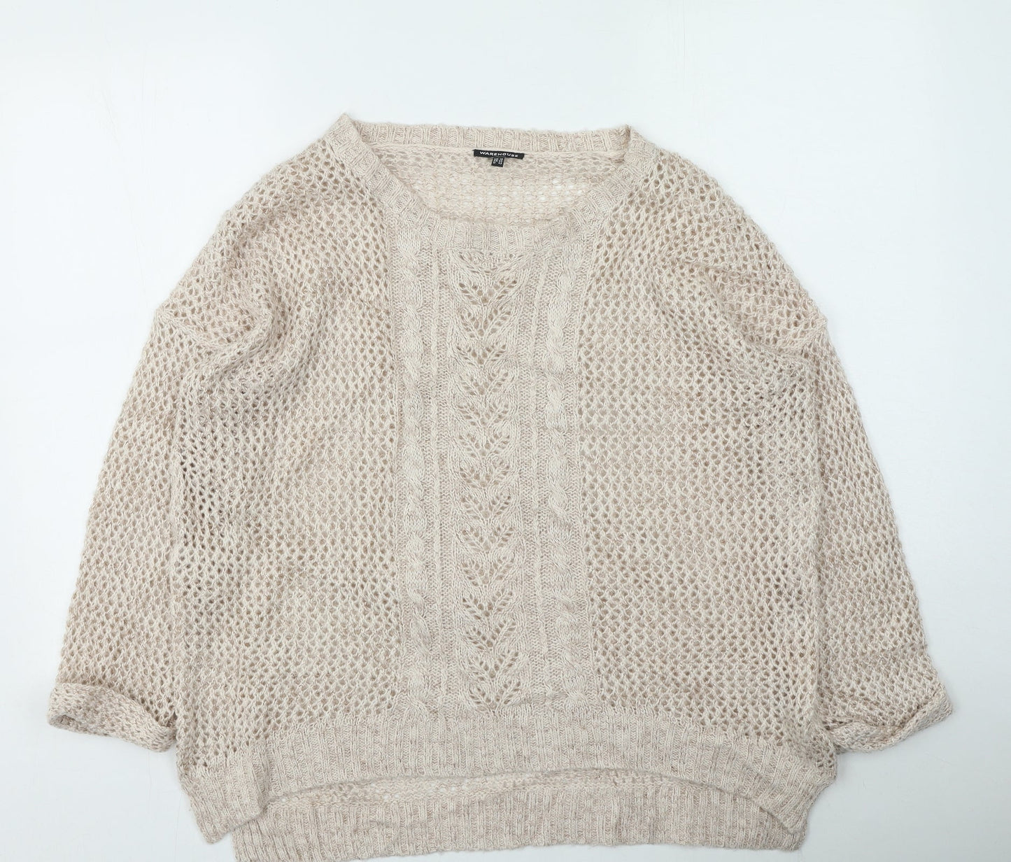 Womens UK Size 16 Warehouse Pink Pullover Jumper