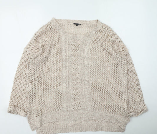 Womens UK Size 16 Warehouse Pink Pullover Jumper