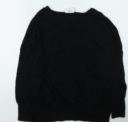Womens UK Size L Wallis Black Pullover Jumper