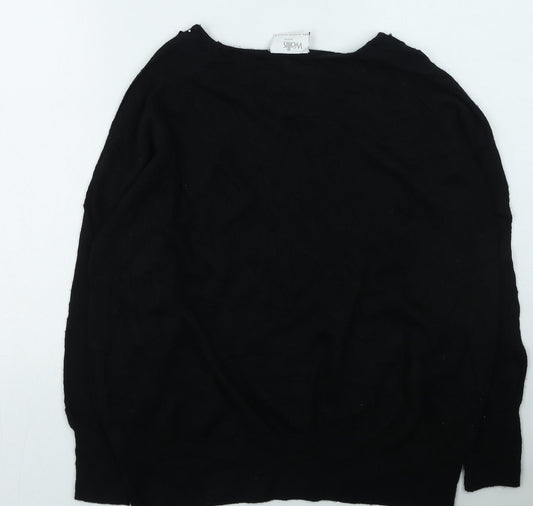 Womens UK Size L Wallis Black Pullover Jumper