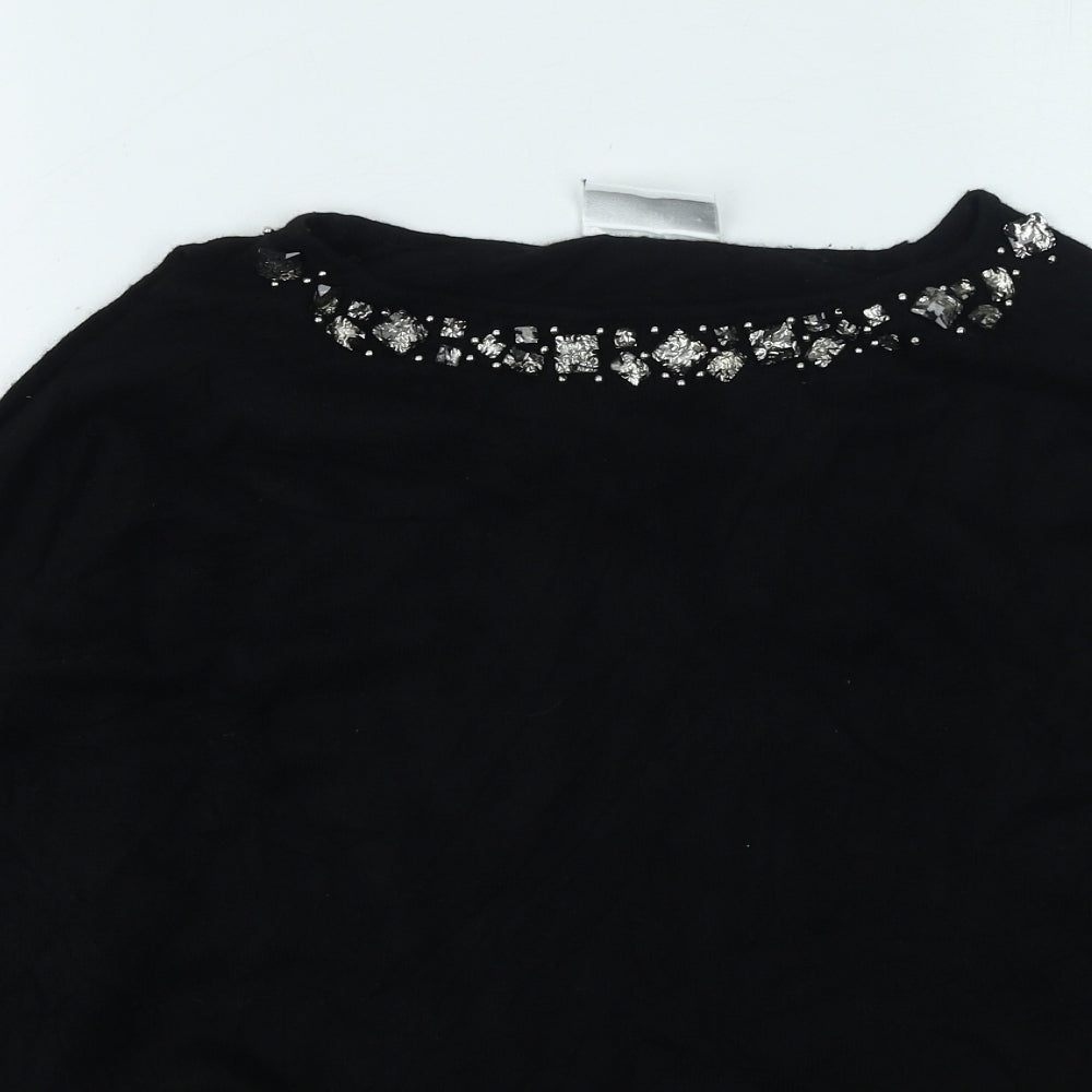 Womens UK Size L Wallis Black Pullover Jumper