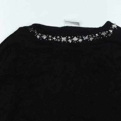 Womens UK Size L Wallis Black Pullover Jumper