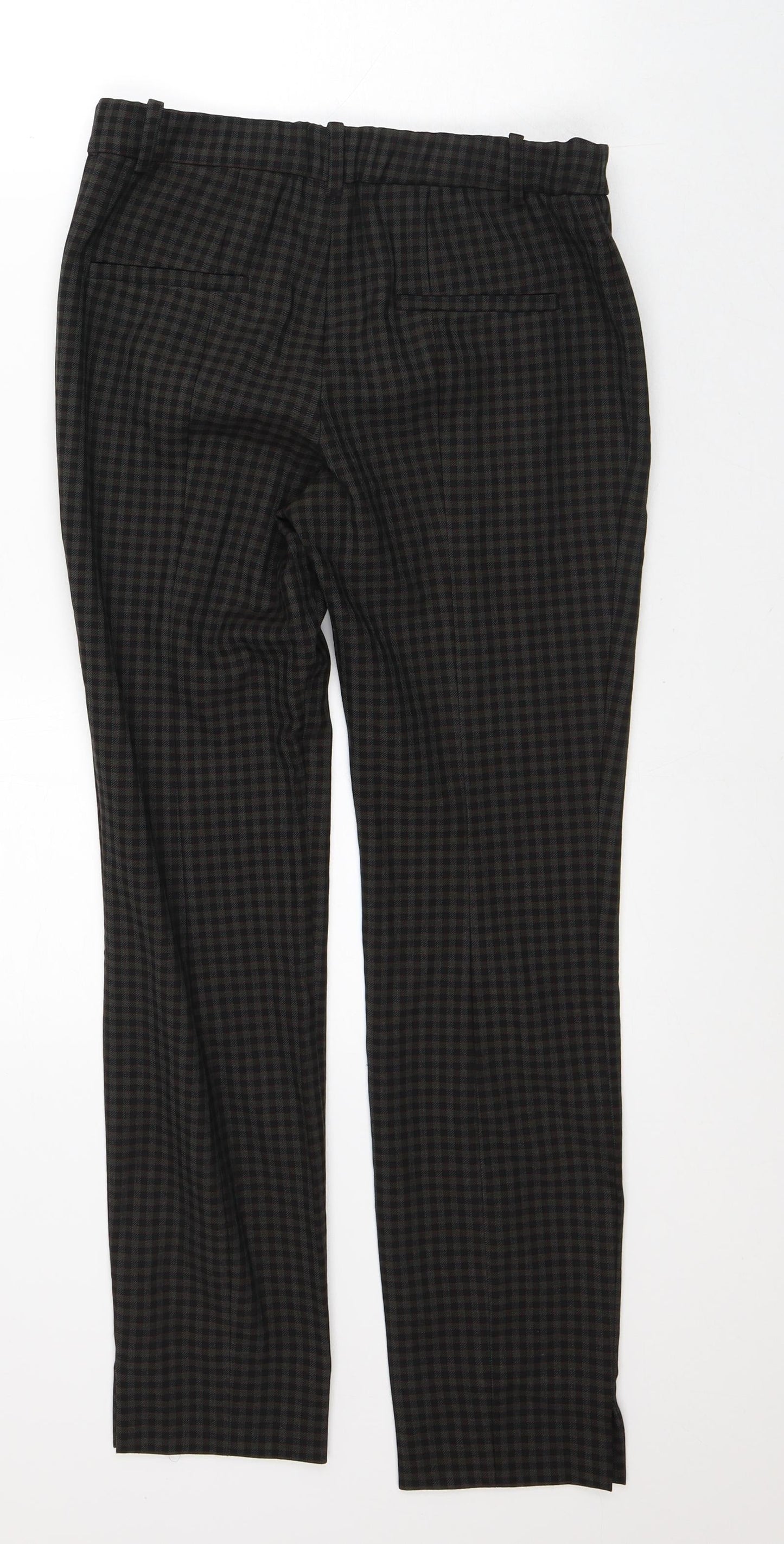 Womens UK Size S Zara Regular Fit  Brown Trousers