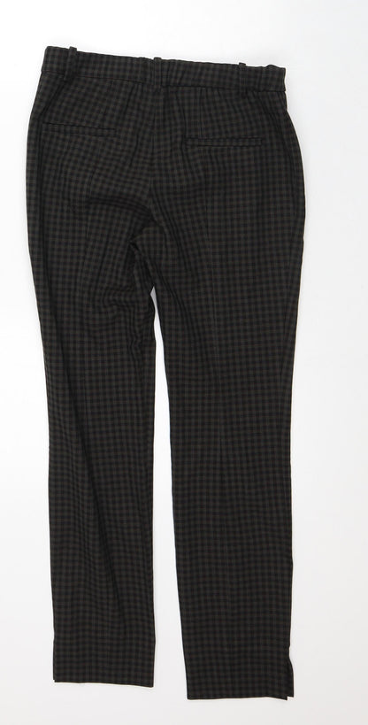 Womens UK Size S Zara Regular Fit  Brown Trousers
