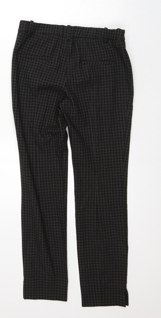 Womens UK Size S Zara Regular Fit  Brown Trousers