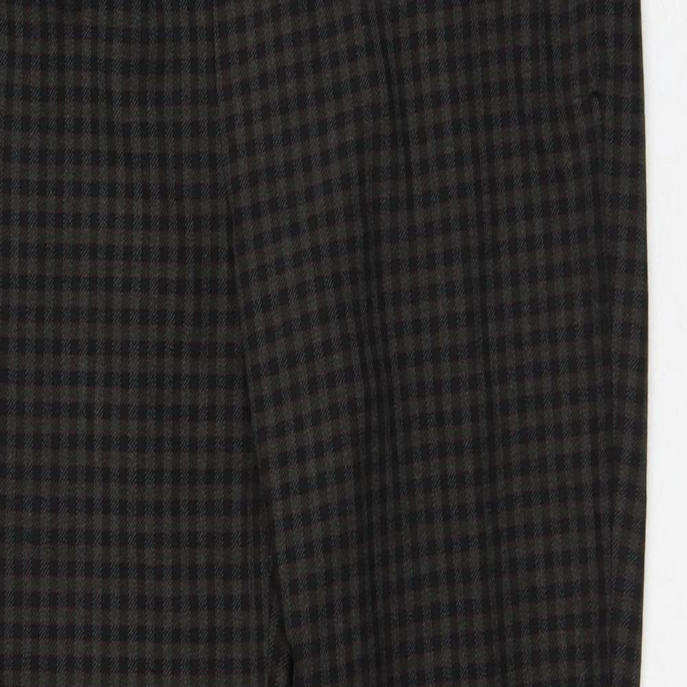 Womens UK Size S Zara Regular Fit  Brown Trousers