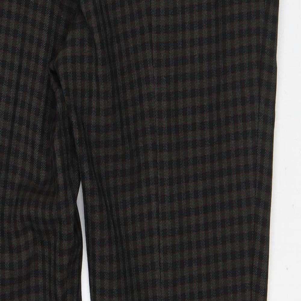 Womens UK Size S Zara Regular Fit  Brown Trousers