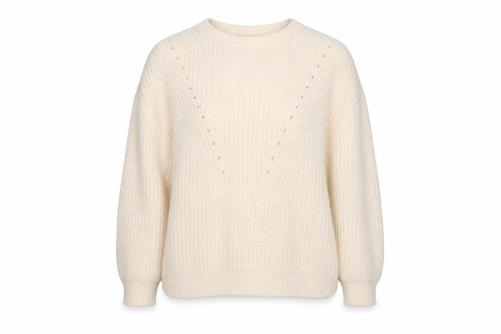 Womens UK Size 14 F&F White Pullover Jumper