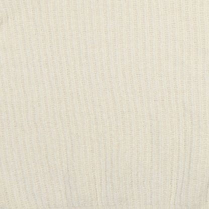 F&F Womens White Crew Neck  Polyester Pullover Jumper Size 14