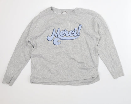 Womens UK Size 10 TU Grey Pullover Jumper