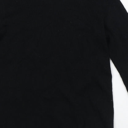 Womens UK Size M Preworn Black Pullover Jumper