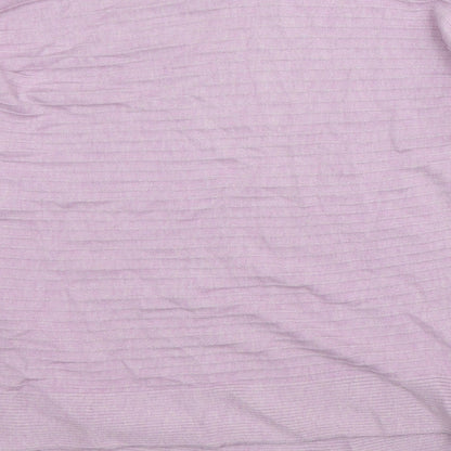 Womens UK Size L Preworn Purple Pullover Jumper