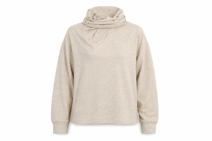 New Look Womens Beige  Polyester Pullover Sweatshirt Size S