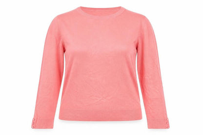BHS Womens Pink  Acrylic Pullover Sweatshirt Size 14