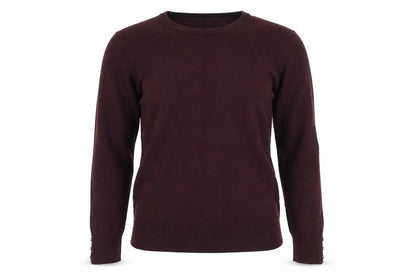 Warehouse Womens Purple  Viscose Pullover Sweatshirt Size 6