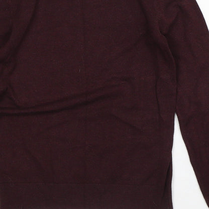Warehouse Womens Purple  Viscose Pullover Sweatshirt Size 6