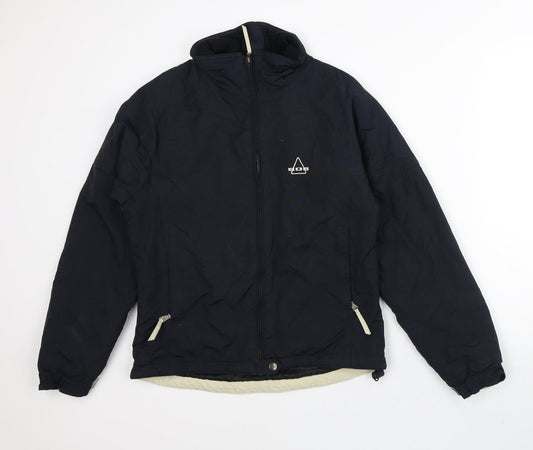 Mens UK Size S SOS Black Quilted Coat