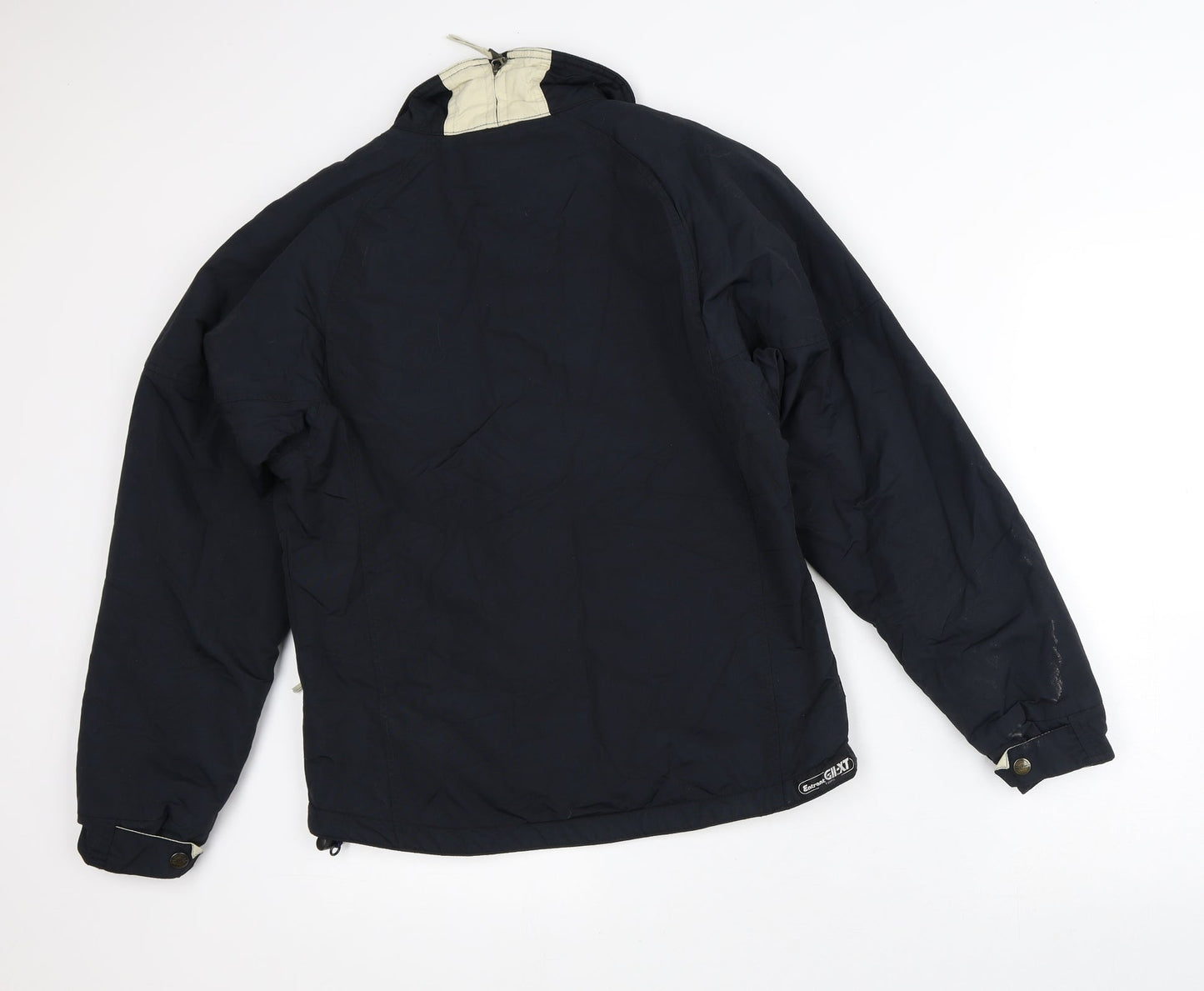 Mens UK Size S SOS Black Quilted Coat