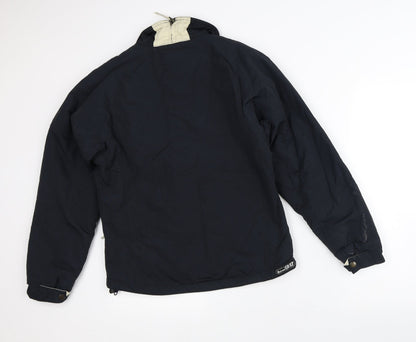 Mens UK Size S SOS Black Quilted Coat