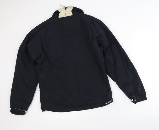 Mens UK Size S SOS Black Quilted Coat
