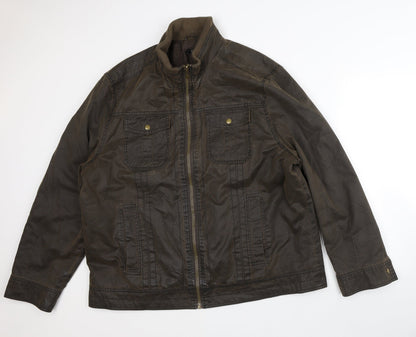 F&F Mens Brown   Jacket Coat Size 2XL