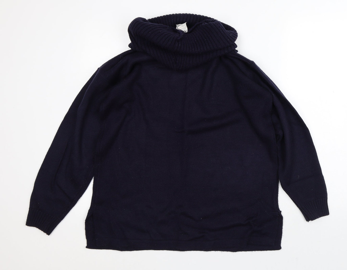 Womens UK Size 14 Classic Blue Pullover Jumper