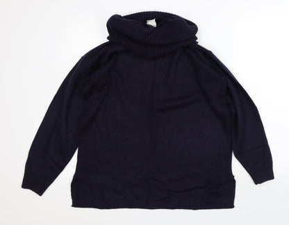 Womens UK Size 14 Classic Blue Pullover Jumper