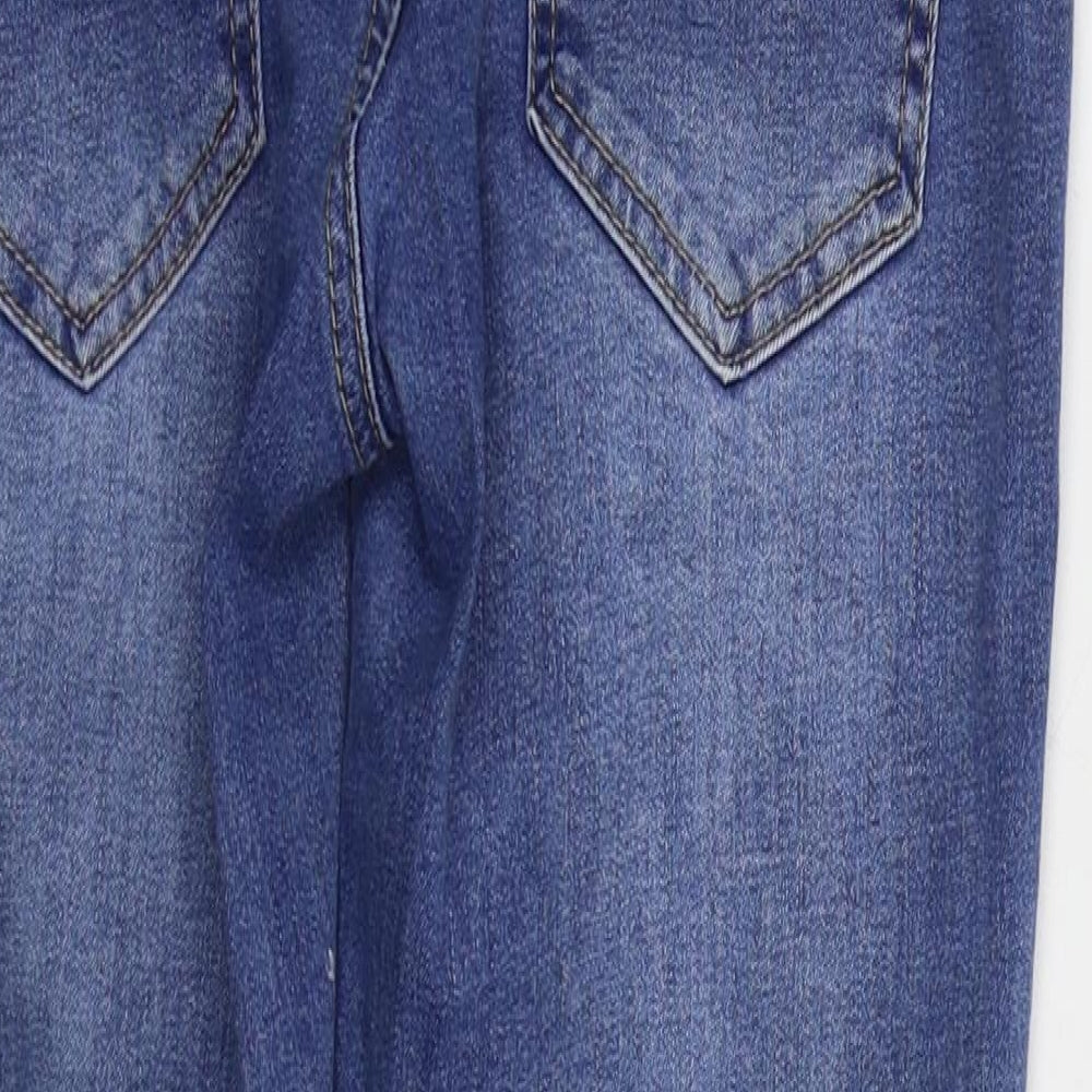 Womens UK Size M SheIn Regular Fit Skinny Black Jeans