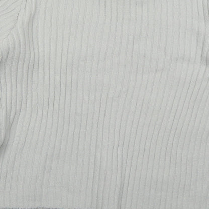 Womens UK Size 10 New Look White Pullover Jumper