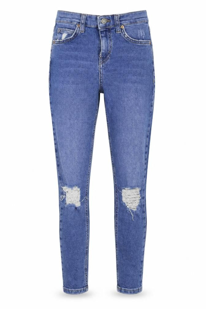 Womens UK Size 26 in Topshop Regular Fit Skinny Blue Jeans