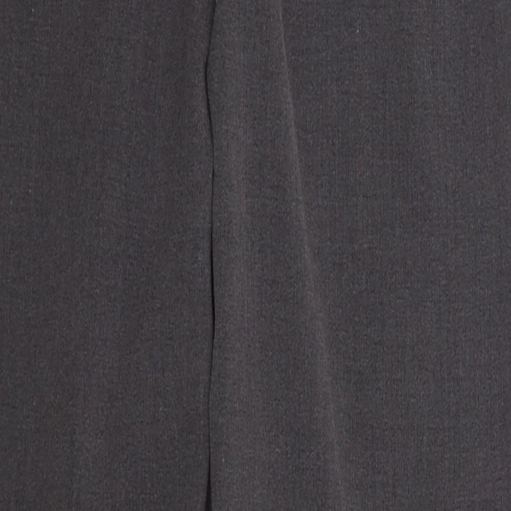 Classics Womens Grey  Polyester Trousers  Size 14 L27 in Regular