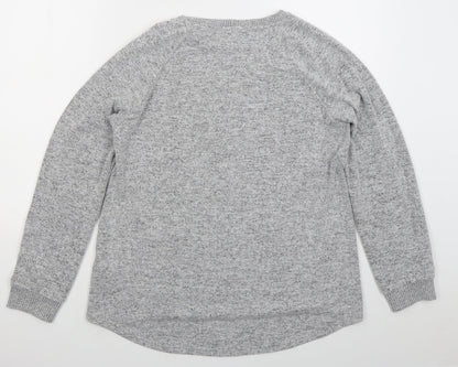 Primark Womens Grey  Viscose Pullover Sweatshirt Size 10  Pullover