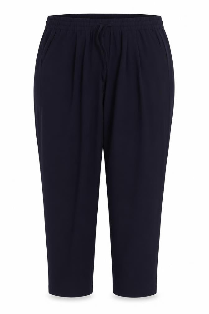 Classics Womens Blue  Polyester Trousers  Size 16 L27 in Regular Drawstring
