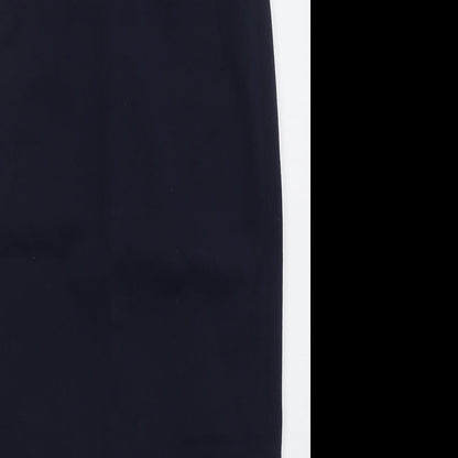 Lakeland Womens Blue  Polyester Straight & Pencil Skirt Size 12   Button