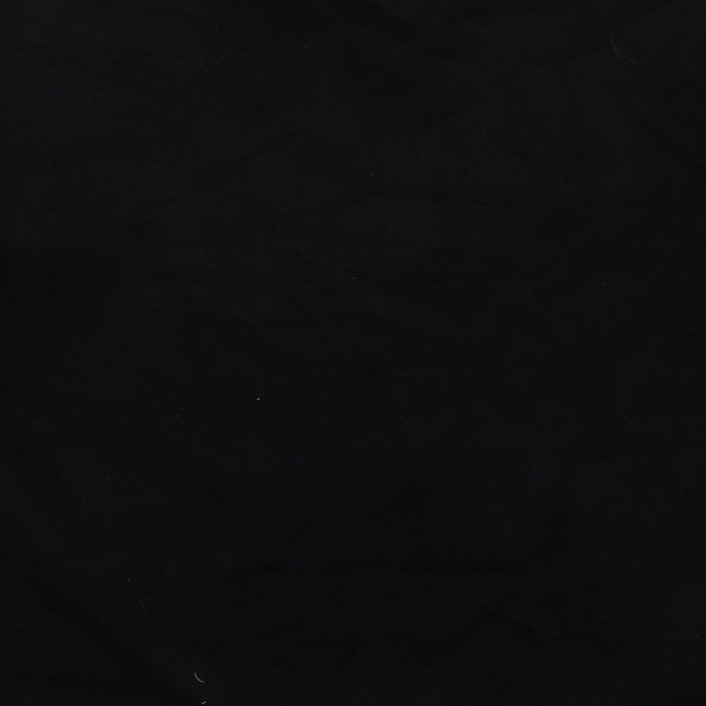 Primark Womens Black Crew Neck  Viscose Pullover Jumper Size 12